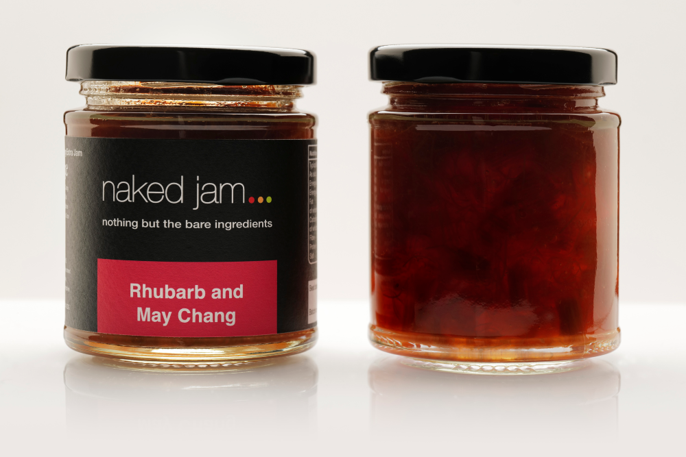 New Forest rhubarb and may chang jam enjoys an extraordinary aroma and an exotic flavour. 